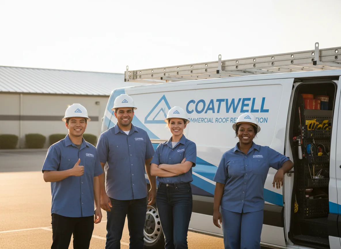 Commercial roof coating company in Violet, LA